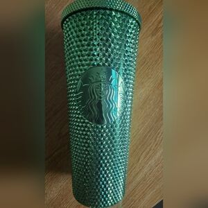 Starbucks Metallic Green Lid 24oz